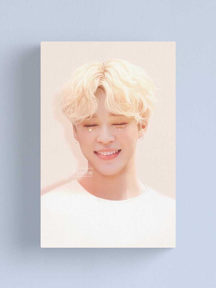 "131017 Happy Jimin Day!" Canvas Print by karyndraws | Redbubble