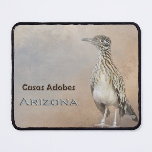 Item preview, Roadrunner Casas Adobes Arizona designed and sold by Elisabeth Lucas.
