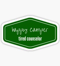 happy camper Sticker