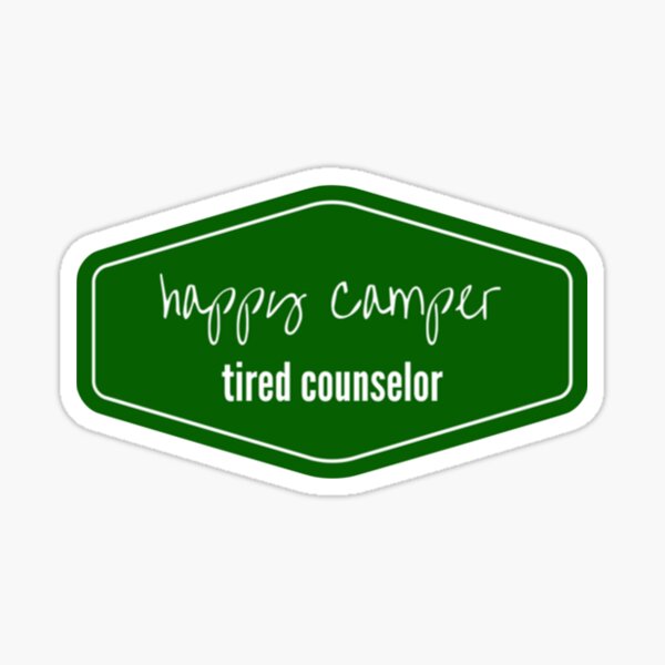 happy camper Sticker
