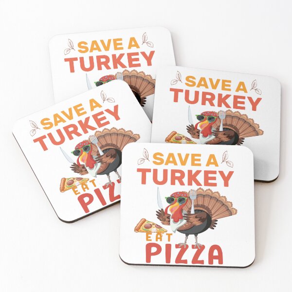 Item preview, Save A Turkey Eat Pizza Adult Vegan Kids Funny Thanksgiving designed and sold by aimed2.