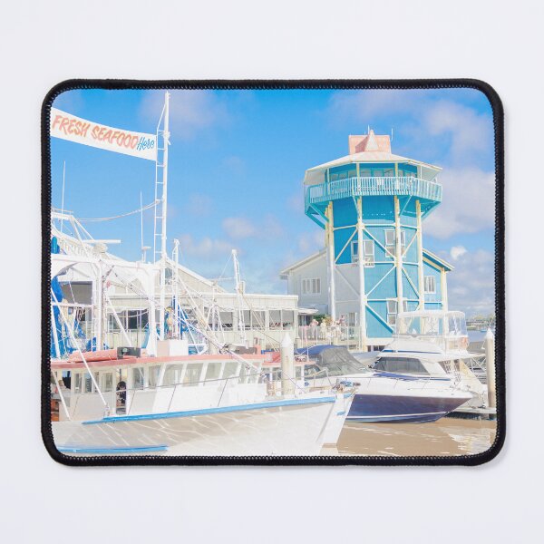 Item preview, Beautiful blue sky and boats in Sunshine Coast, QLD, Australia designed and sold by kaedeyk.