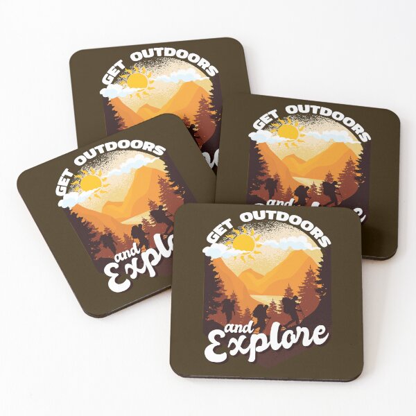 Item preview, Salir al aire libre y explorar Senderismo Montañas Backcountry designed and sold by DetourShirts.