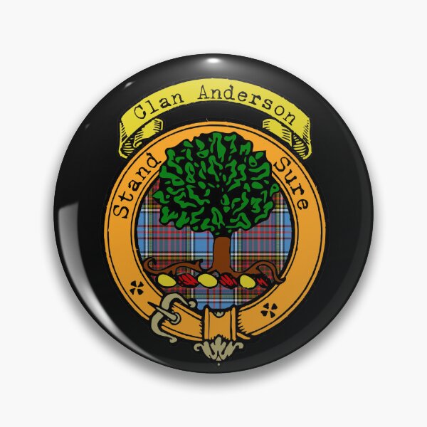 Artikelvorschau, Anderson Clan Nachname Tartan und Wappen entworfen und verkauft von BagTown Clans.