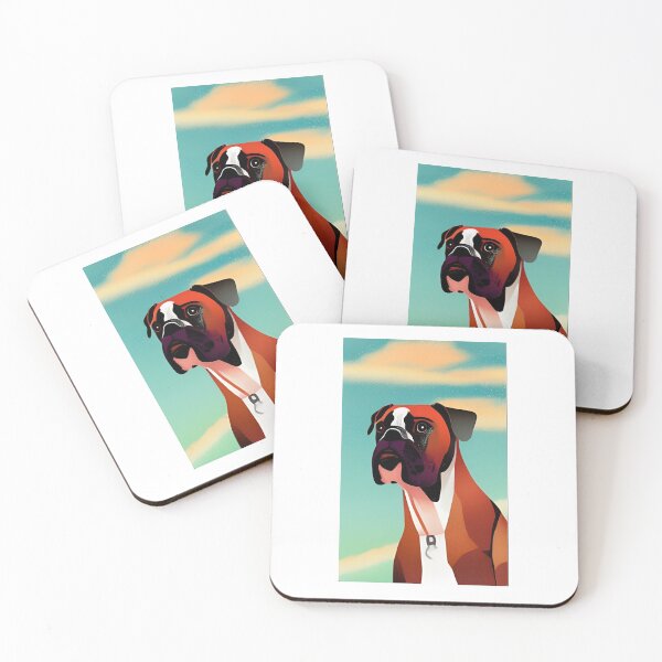 Item preview, Boxer dog designed and sold by GroovyDino.