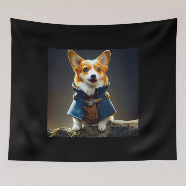 Item preview, Corgi Adventurer designed and sold by MidJourneymen.