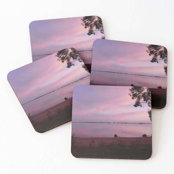 Item preview, Glorious pink sunrise reflected in lake designed and sold by jaynerushton.