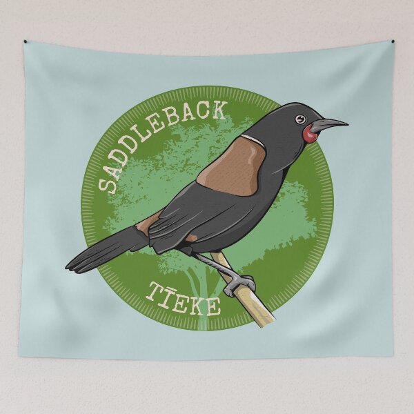 Item preview, Saddleback tīeke tieke designed and sold by piedaydesigns.