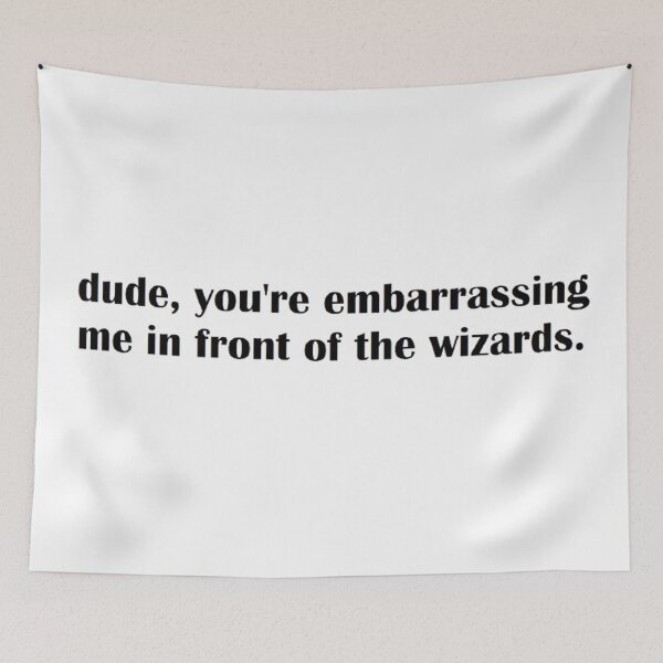 Item preview, dude you're embarrassing me in front of the wizards designed and sold by Larissa Sotero.