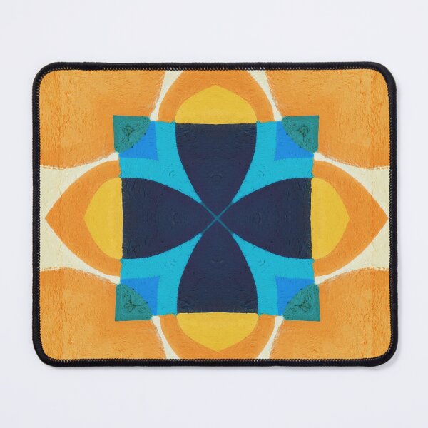Item preview, Handicraft Pattern Orange Blue designed and sold by HeartycraftLove.