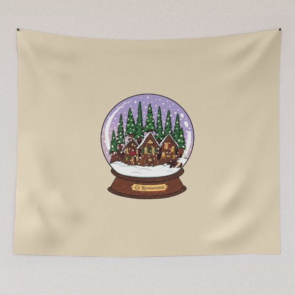 Item preview, California Redwoods Snow Globe designed and sold by CattGDesigns.