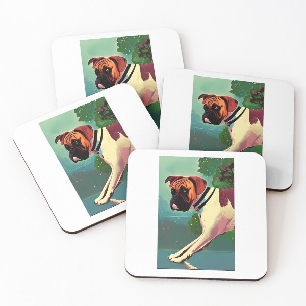 Item preview, Boxer dog designed and sold by GroovyDino.