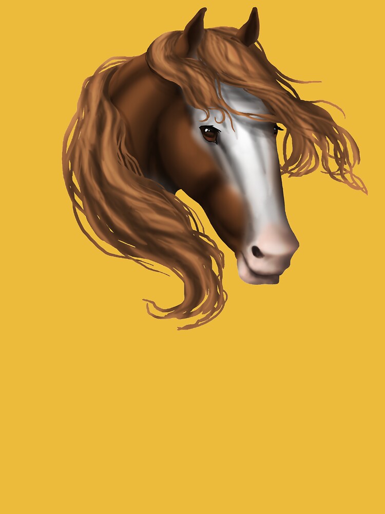 Horse with eyes on front of its head : r/CrappyDesign