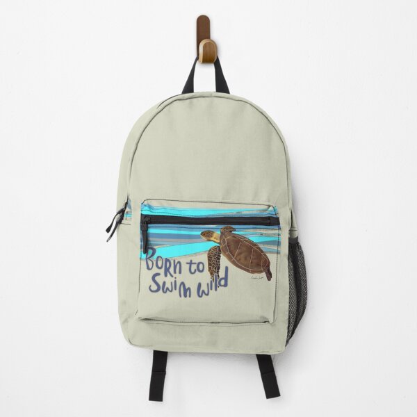 Item preview, Wild open water swimming sea turtle for swimmer swim lovers. Caroline Laursen original designed and sold by Caroline Laursen.