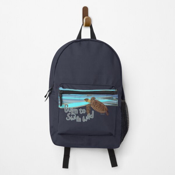 Item preview, Wild open water swimming sea turtle for swimmer swim lovers. Caroline Laursen original designed and sold by Caroline Laursen.