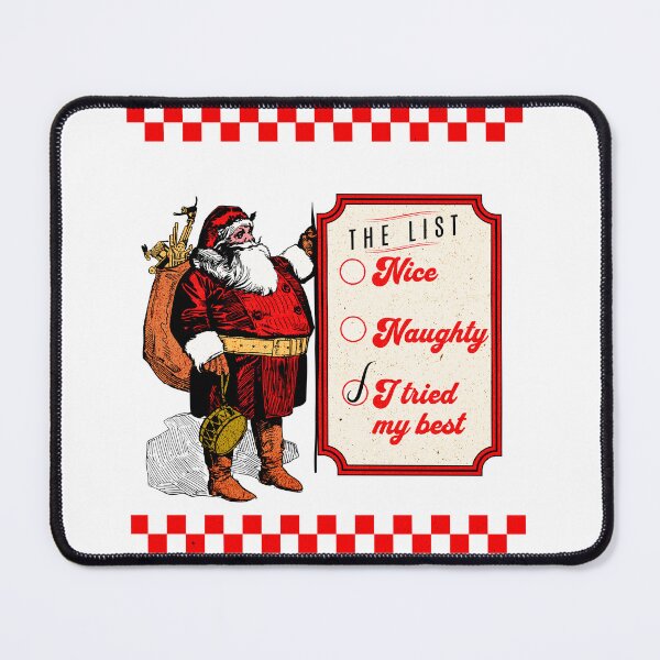 Item preview, Nice, Naughty, I tried my best 1 designed and sold by SimplyMe-Plus.