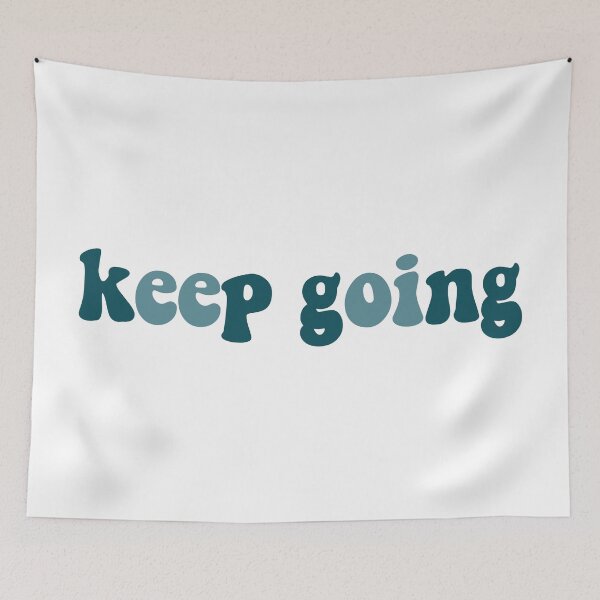 Aperçu de l'œuvre Keep Going Sticker créée et vendue par Marianna's Meraki.