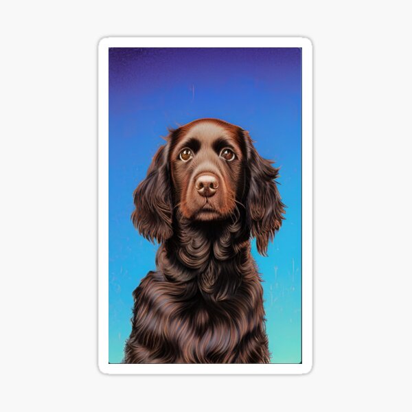 "Boykin spaniel" Sticker for Sale by GroovyDino Redbubble