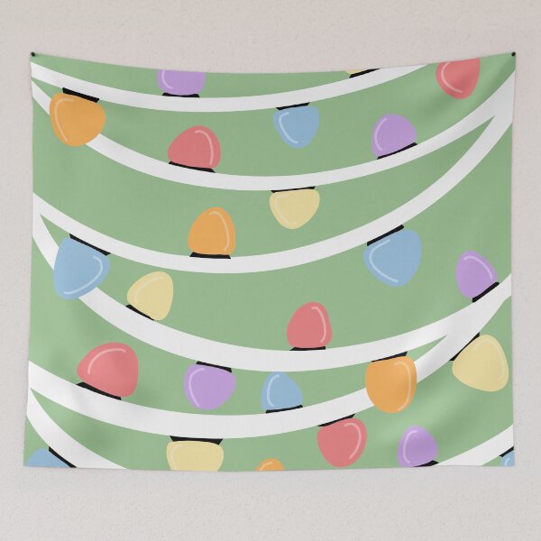 Item preview, Cute Christmas Lights Pattern designed and sold by artttbysar.