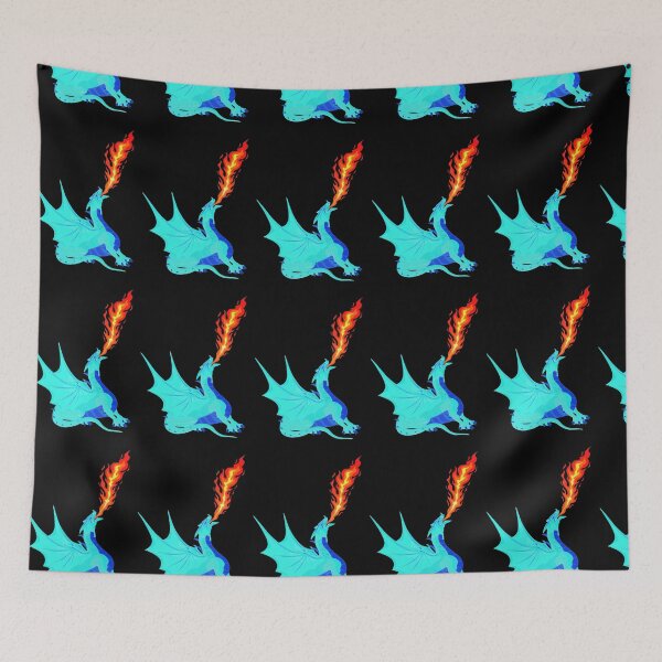 Item preview, COOL HAPPY COLORED FIRE BREATHING DRAGON designed and sold by sailorsam1805.