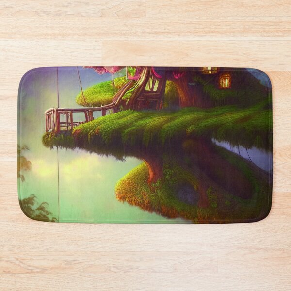 Item preview, Fantasy House In a Greenery Scene, Fantasy Cottagecore designed and sold by NatureFood.