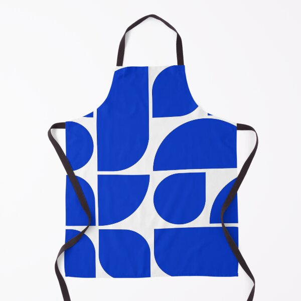 Item preview, Minimal Geometric Shapes 05 | Abstract Art Mid Century Bauhaus Inspired Persian Blue designed and sold by MarleneCanto.