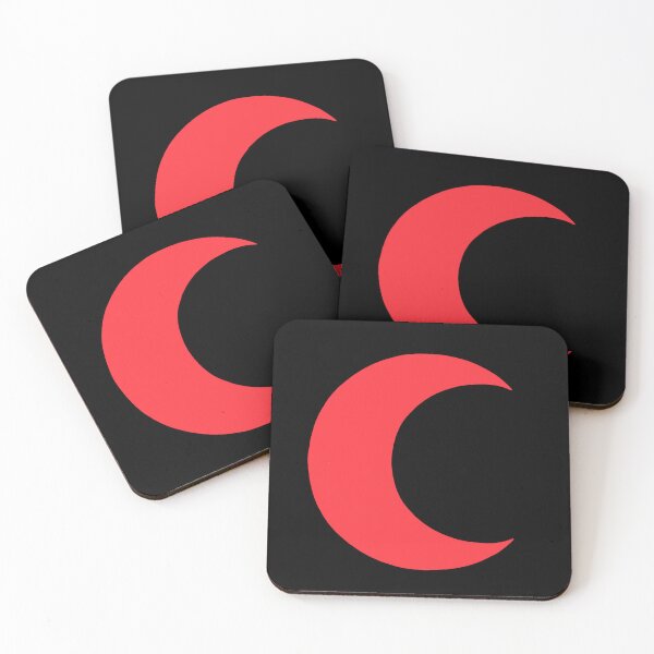 Item preview, Red crescent moon designed and sold by charmednight.
