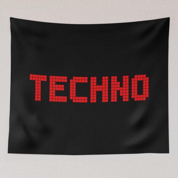 Item preview, TECHNO. RED. designed and sold by 5hertz.