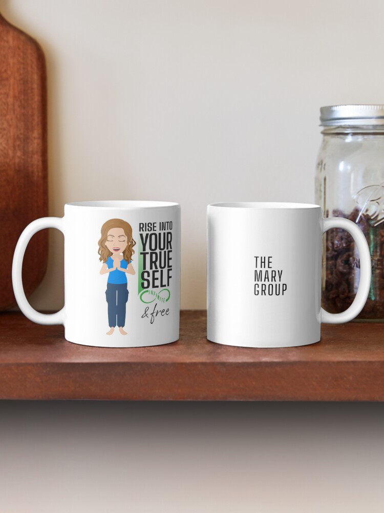 Thumbnail 2 of 6, Coffee Mug, Rise Into Your True Self designed and sold by TheMaryGroup.