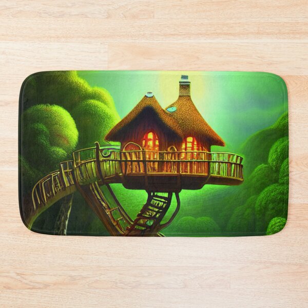 Item preview, Fantasy House In a Greenery Scene, Fantasy Cottagecore designed and sold by NatureFood.