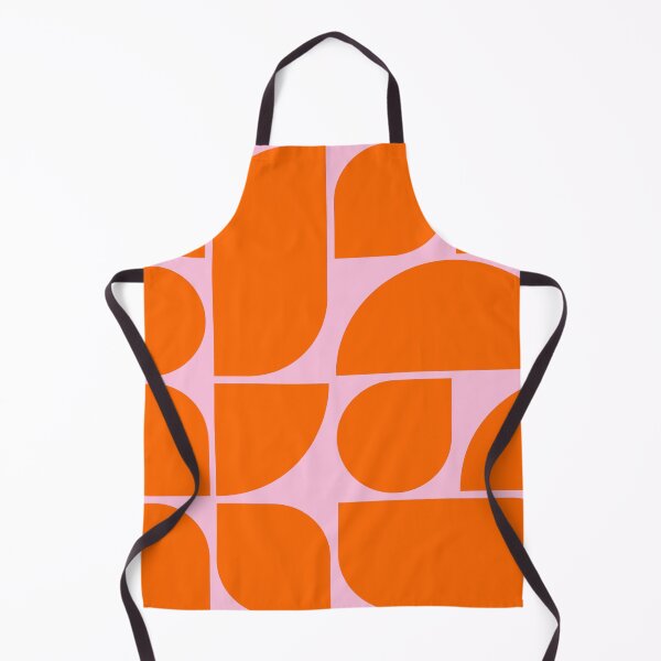 Item preview, Minimal Geometric Shapes 05 | Abstract Art Mid Century Bauhaus Inspired Pink Orange designed and sold by MarleneCanto.