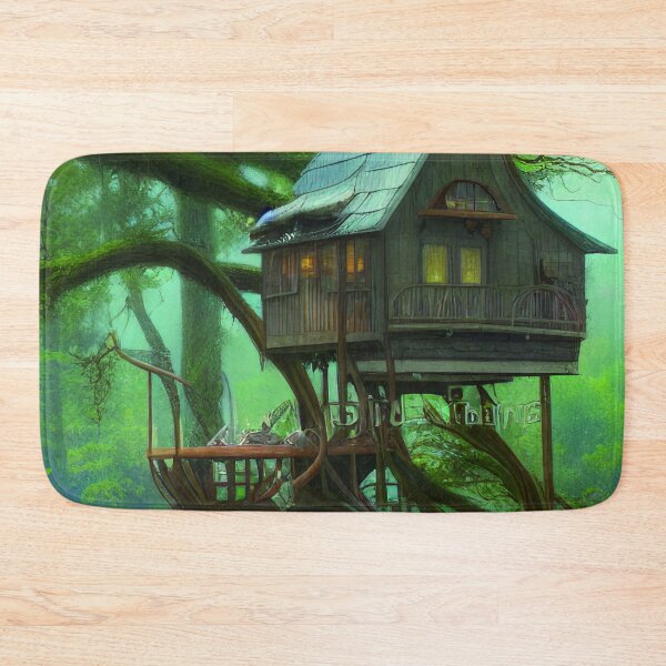 Item preview, Fantasy House In a Greenery Scene, Fantasy Cottagecore designed and sold by NatureFood.