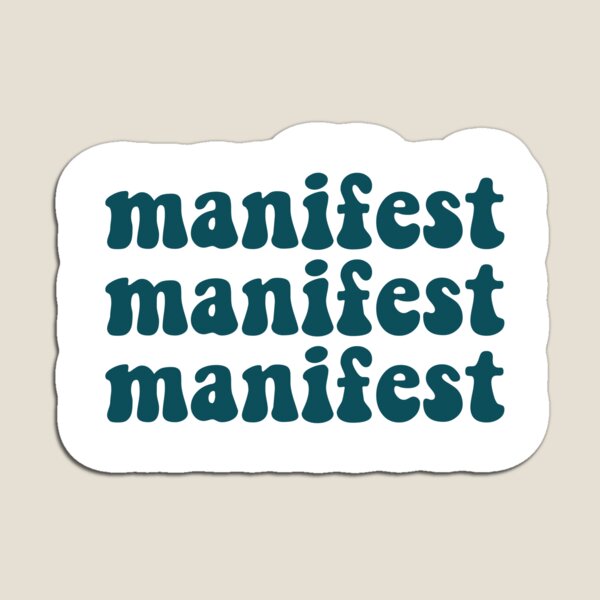 Artikel-Vorschau von Manifest Manifest Manifest Sticker, designt und verkauft von marianna32002.