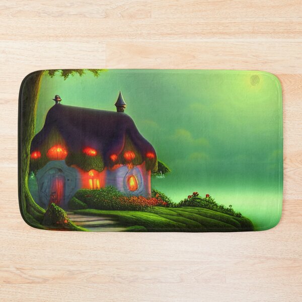 Item preview, Fantasy House In a Greenery Scene, Fantasy Cottagecore designed and sold by NatureFood.