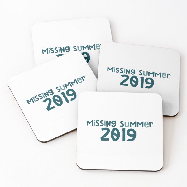 Item preview, Missing Summer 2019 Sticker designed and sold by Marianna's Meraki.