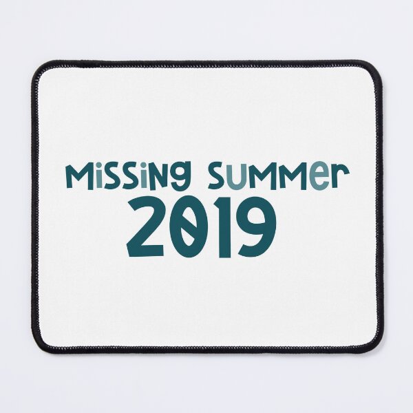 Item preview, Missing Summer 2019 Sticker designed and sold by Marianna's Meraki.