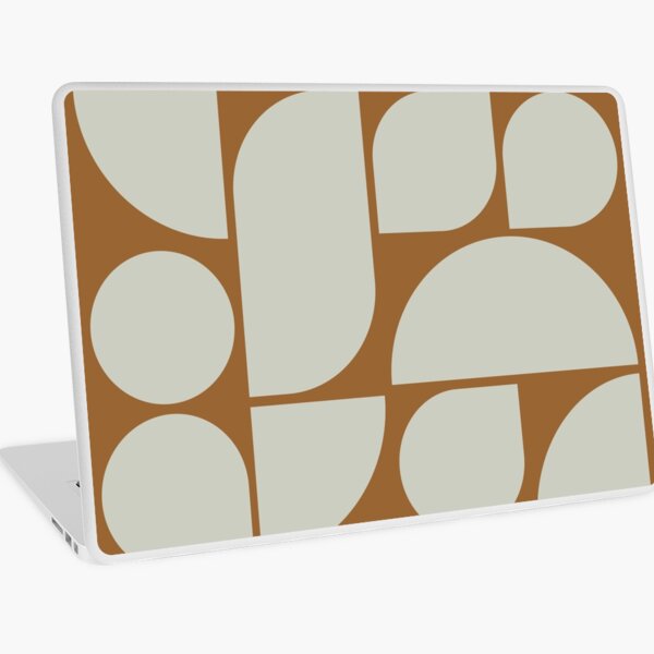 Aperçu de l'œuvre Formes géométriques minimales 05 | Art abstrait Mid Century Bauhaus Inspiré Marron créée et vendue par MarleneCanto.
