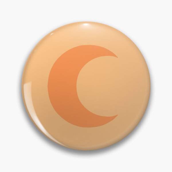 Item preview, Orange crescent moon designed and sold by charmednight.