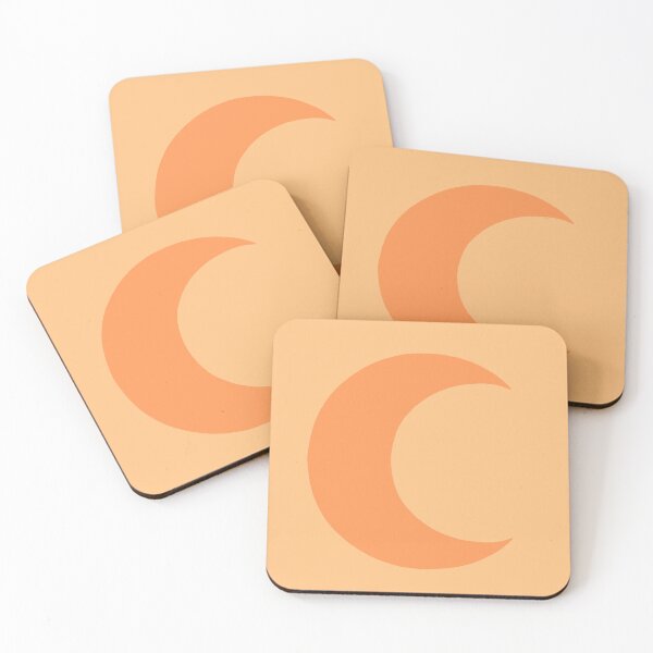 Item preview, Orange crescent moon designed and sold by charmednight.