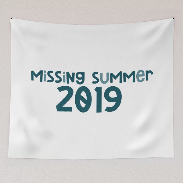 Item preview, Missing Summer 2019 Sticker designed and sold by Marianna's Meraki.