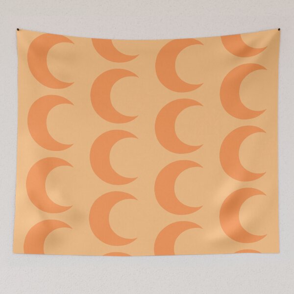 Item preview, Orange crescent moon designed and sold by charmednight.