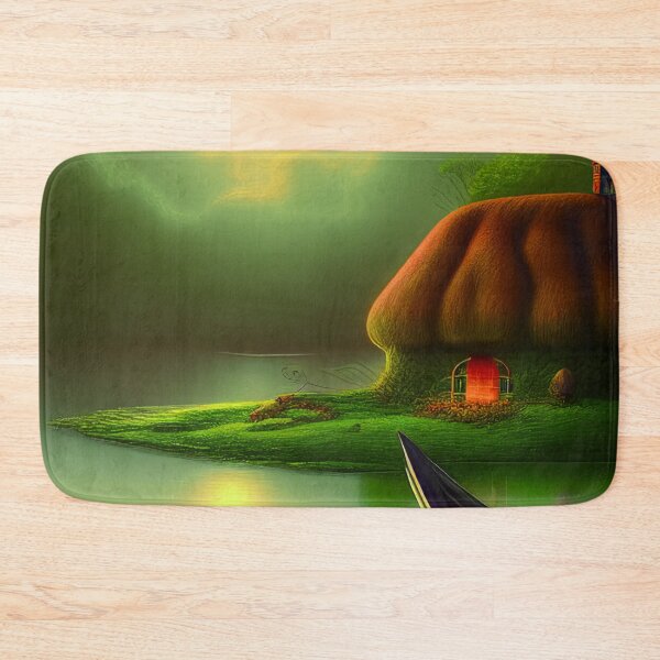 Item preview, Fantasy House In a Greenery Scene, Fantasy Cottagecore designed and sold by NatureFood.