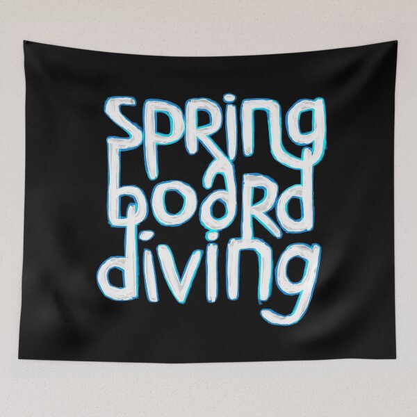 Item preview, springboard diver, high dive, springboard diving designed and sold by danceink.