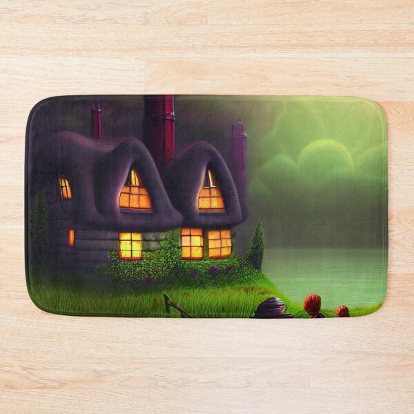 Item preview, Fantasy House In a Greenery Scene, Fantasy Cottagecore designed and sold by NatureFood.