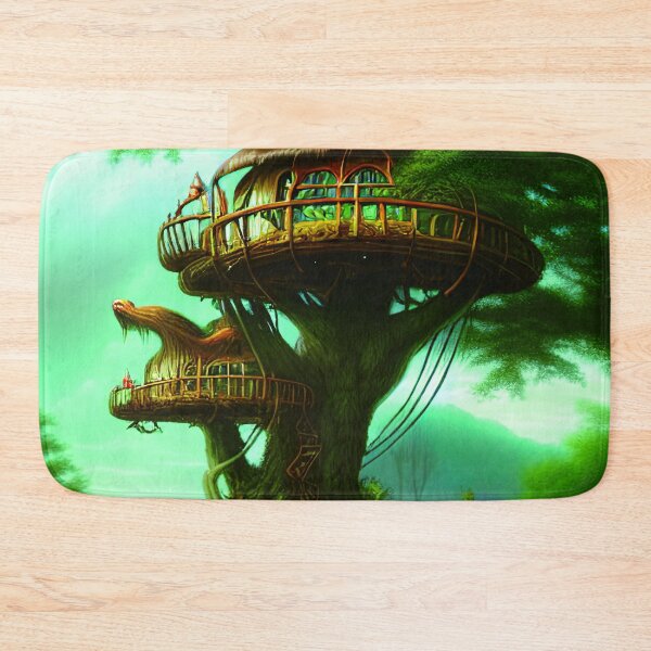 Item preview, Fantasy House In a Greenery Scene, Fantasy Cottagecore designed and sold by NatureFood.