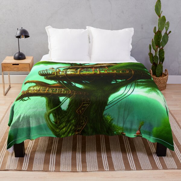 Item preview, Fantasy House In a Greenery Scene, Fantasy Cottagecore designed and sold by NatureFood.