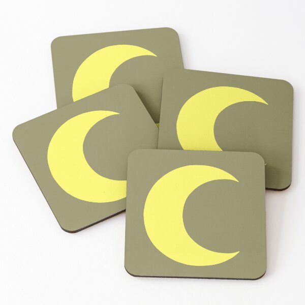 Item preview, Yellow crescent moon designed and sold by charmednight.