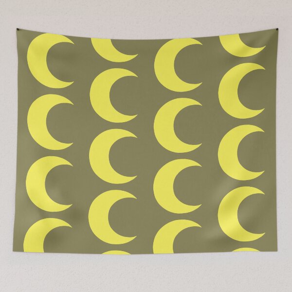 Item preview, Yellow crescent moon designed and sold by charmednight.