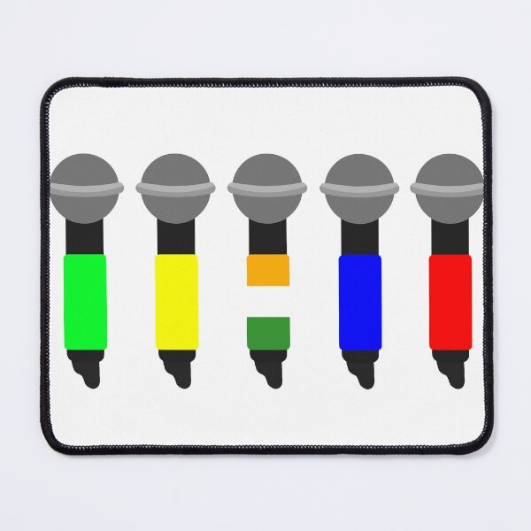 Artikelvorschau, One Direction-Mikrofone Sticker entworfen und verkauft von Marianna's Meraki.