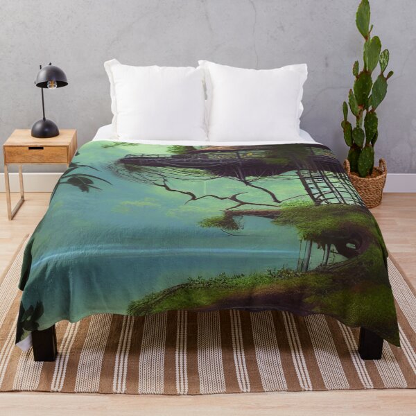 Item preview, Fantasy House In a Greenery Scene, Fantasy Cottagecore designed and sold by NatureFood.